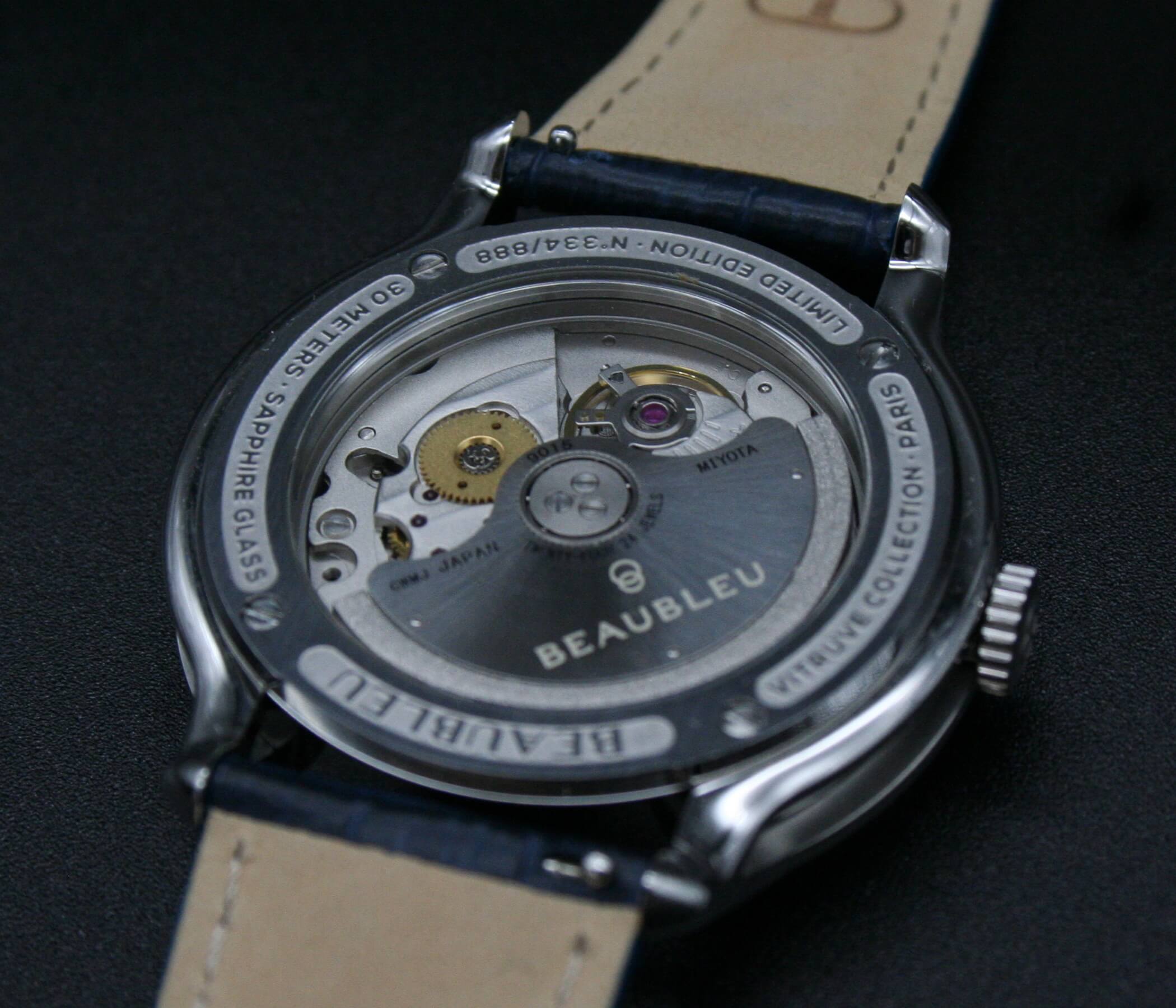 Montre Beaubleu Vitruve en location chez Timespark